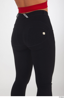  Zuzu Sweet black trousers buttock casual dressed thigh 0004.jpg